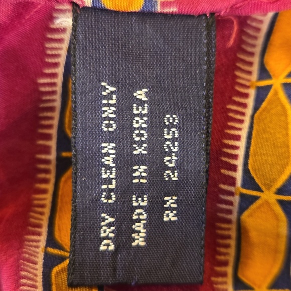 J.G Hook 100% Silk Paisley Scarf - Picture 6 of 6